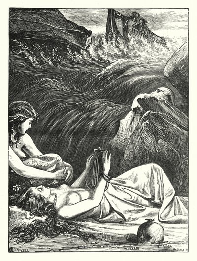 La última de las sirenas de George John Pinwell