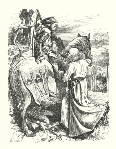 La partida del peregrino de George John Pinwell