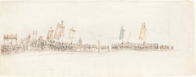 Procesión religiosa en Landeck de George Jones