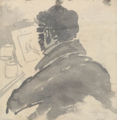 Estudio de J.M.W. Turner Sketching de George Jones