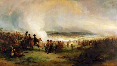 La batalla de Waterloo (óleo sobre lienzo) de George Jones