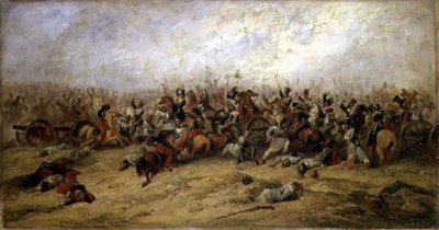 El conflicto en los cañones, Balaclava, 1854 de George Jones