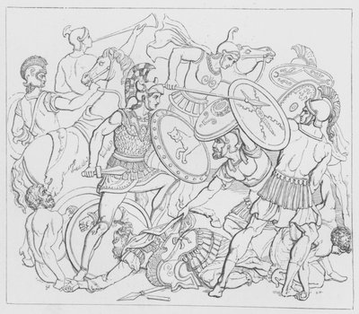 Batalla del Lago Regillus de George Junior Scharf
