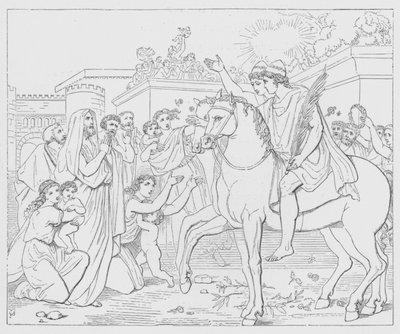 Batalla del Lago Regillus de George Junior Scharf