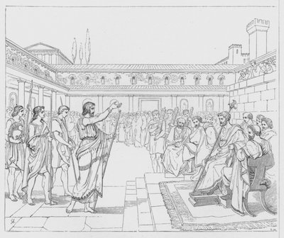 La Batalla del Lago Regillus de George Junior Scharf