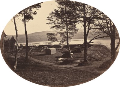 Batería Knox, c. 1870 de George K Warren