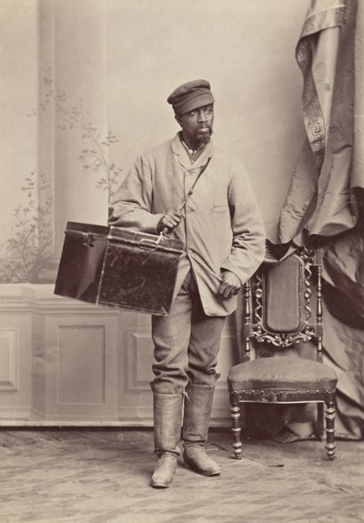 Retrato de un hombre [verso] de George Kendall Warren