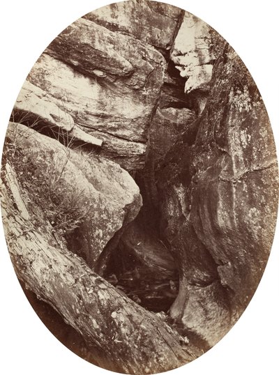 Cascada cerca del Williams College, c. 1870 de George K Warren