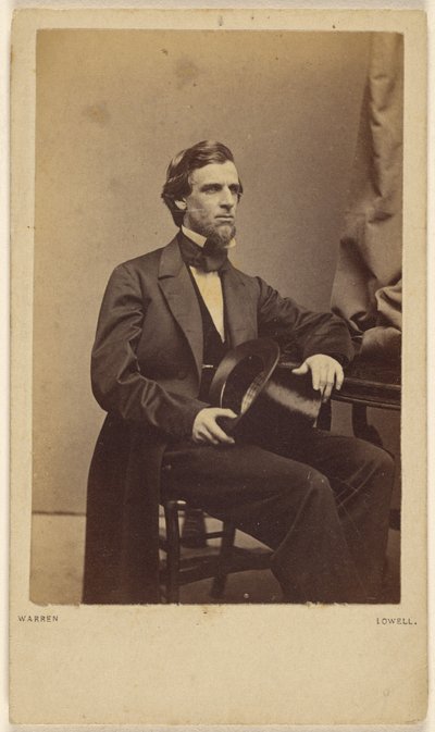 [Hombre sentado, sosteniendo un sombrero de copa] de George Kendall Warren