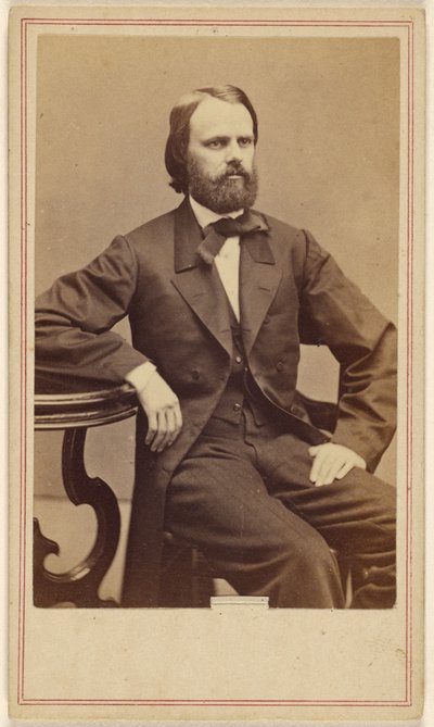 [Hombre no identificado con barba completa, sentado] de George Kendall Warren