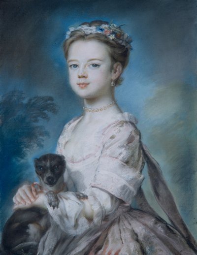 Retrato de Lady Charlotte Boyle de George Knapton