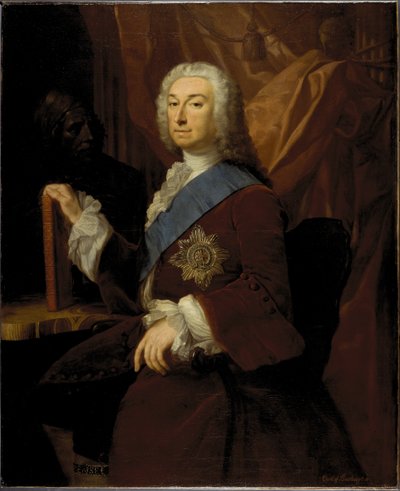 Retrato de Richard Boyle, 3º conde de Burlington de George Knapton