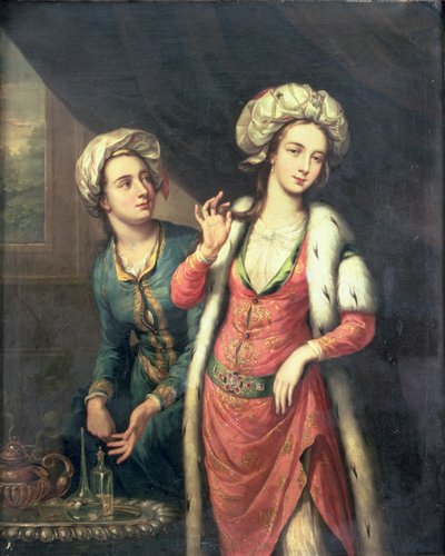 Retrato de una dama que se cree es Lady Mary Wortley Montagu de George Knapton