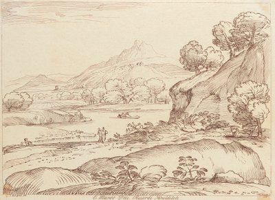 Sin título: Escena pastoral de George Knapton