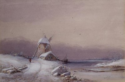 Paisaje de invierno de George Knox