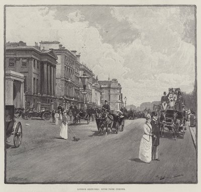 Bocetos de Londres, Hyde Park Corner de George L. Seymour