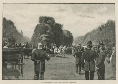 La temporada de Londres: En Hyde Park, esperando al Shahzada de George L. Seymour