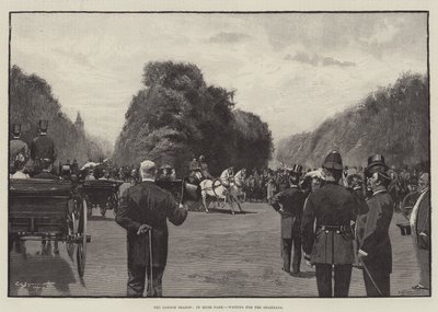 La temporada de Londres, en Hyde Park, esperando al Shahzada de George L. Seymour