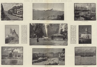 Vistas de la ciudad y el puerto de Marsella de George L. Seymour