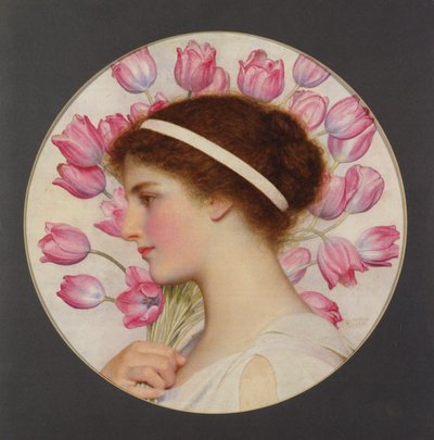 Festival de tulipanes, c.1920 de George Lawrence Bulleid