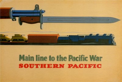 Línea principal a la Guerra del Pacífico. Ferrocarril del Pacífico Sur, 1945 de George Lerner and Lyman Power