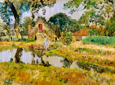 Old Mill, Fifeshire (óleo sobre lienzo) de George Leslie Hunter