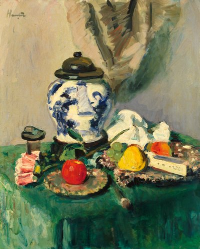 Naturaleza muerta (óleo sobre lienzo) de George Leslie Hunter