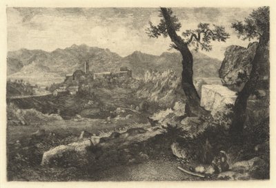 Una vista cerca de Roma de George Loring Brown