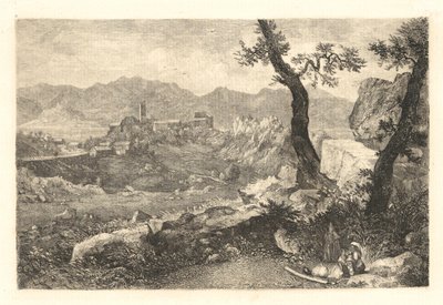 Una vista cerca de Roma de George Loring Brown