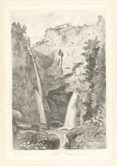 Cascadas en Tívoli de George Loring Brown