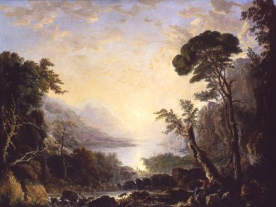 Composición, Escenario Italiano, 1846 de George Loring Brown