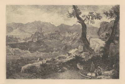 Vista cerca de Roma de George Loring Brown