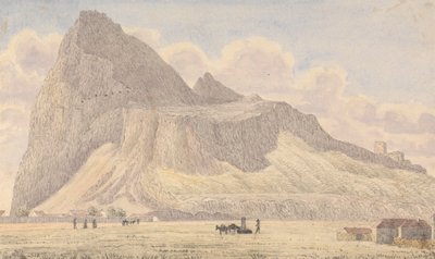 El Peñón de Gibraltar, desde la Sala de Guardia del Frente Norte de George Lothian Hall