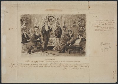 Nincompoopiana, Ilustración para Punch, c. 1879 de George Louis Palmella Busson Du Maurier