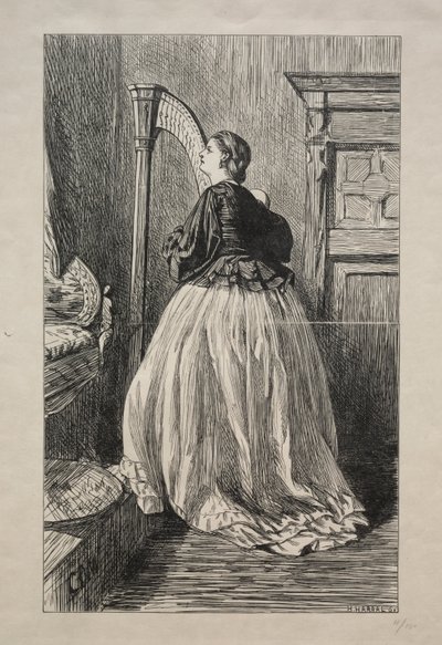 Oh canta de nuevo esa simple canción, 1862 de George Louis Palmella Busson Du Maurier