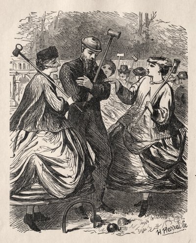 Nuestra fiesta de croquet de George Louis Palmella Busson Du Maurier