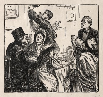 Refresco - En la Gran Exposición, 1862 de George Louis Palmella Busson Du Maurier