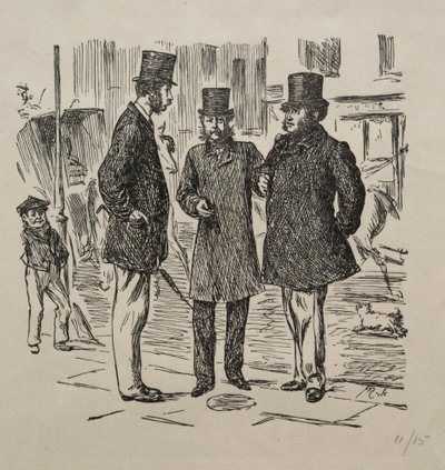 El pequeño momento antes de la presentación de George Louis Palmella Busson Du Maurier