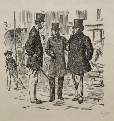 El pequeño momento antes de la presentación, 1865 de George Louis Palmella Busson Du Maurier