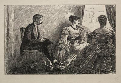 La camelia blanca, 1868 de George Louis Palmella Busson Du Maurier