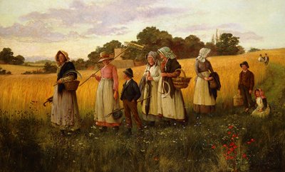 Cortadores de Cebada Volviendo del Trabajo de George Marks