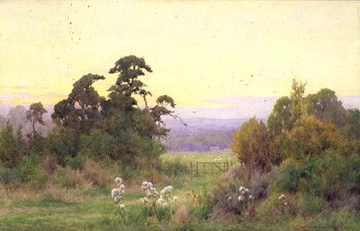 Beeding Hill desde Steyning, Sussex de George Marks