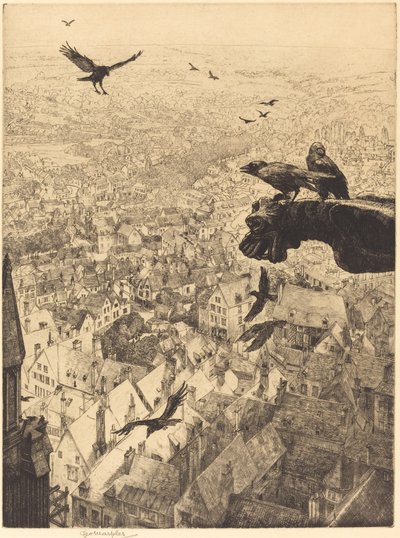 Las grajillas de Chartres de George Marples