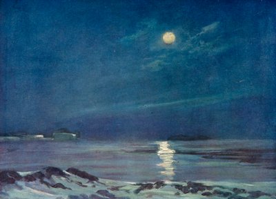 Luna Llena en el Invierno, c1908, 1909 de George Marston
