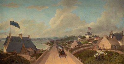 The Opening of the Dundee and Arbroath Railway, c.1838 (óleo sobre lienzo) de George McGillivray