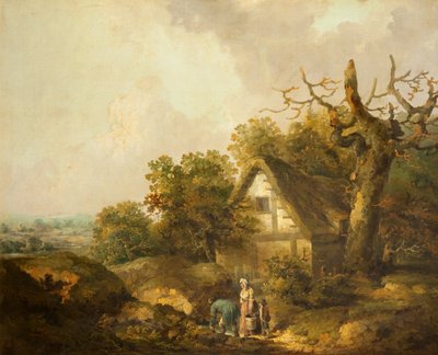 Una cabaña rústica de George Morland