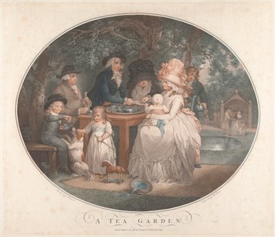 Un jardín de té de George Morland
