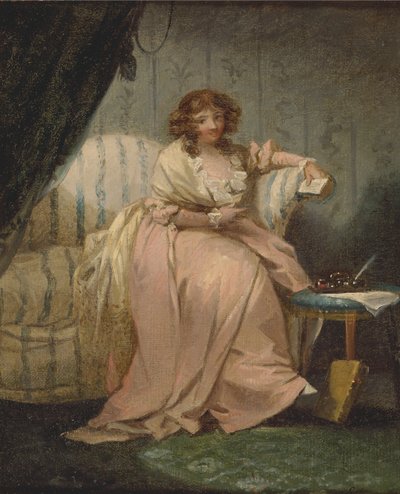 Una mujer llamada Ana, la esposa del artista de George Morland