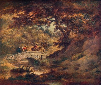 Escena del bosque, c. 1795 de George Morland
