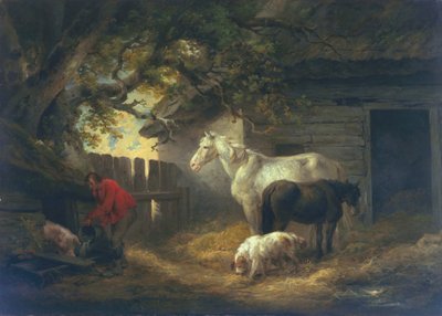 Un corral, 1792 de George Morland